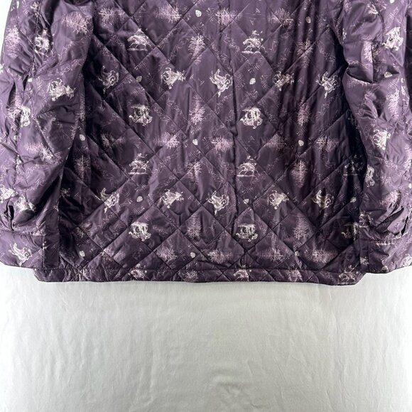 Stio Skycrest Insulated Snap Shirt Jacket Mens XL Cork Supply Quilt Print Purple - Picture 7 of 13